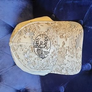 Bass Pro Shop Tundra white camo snapback hat